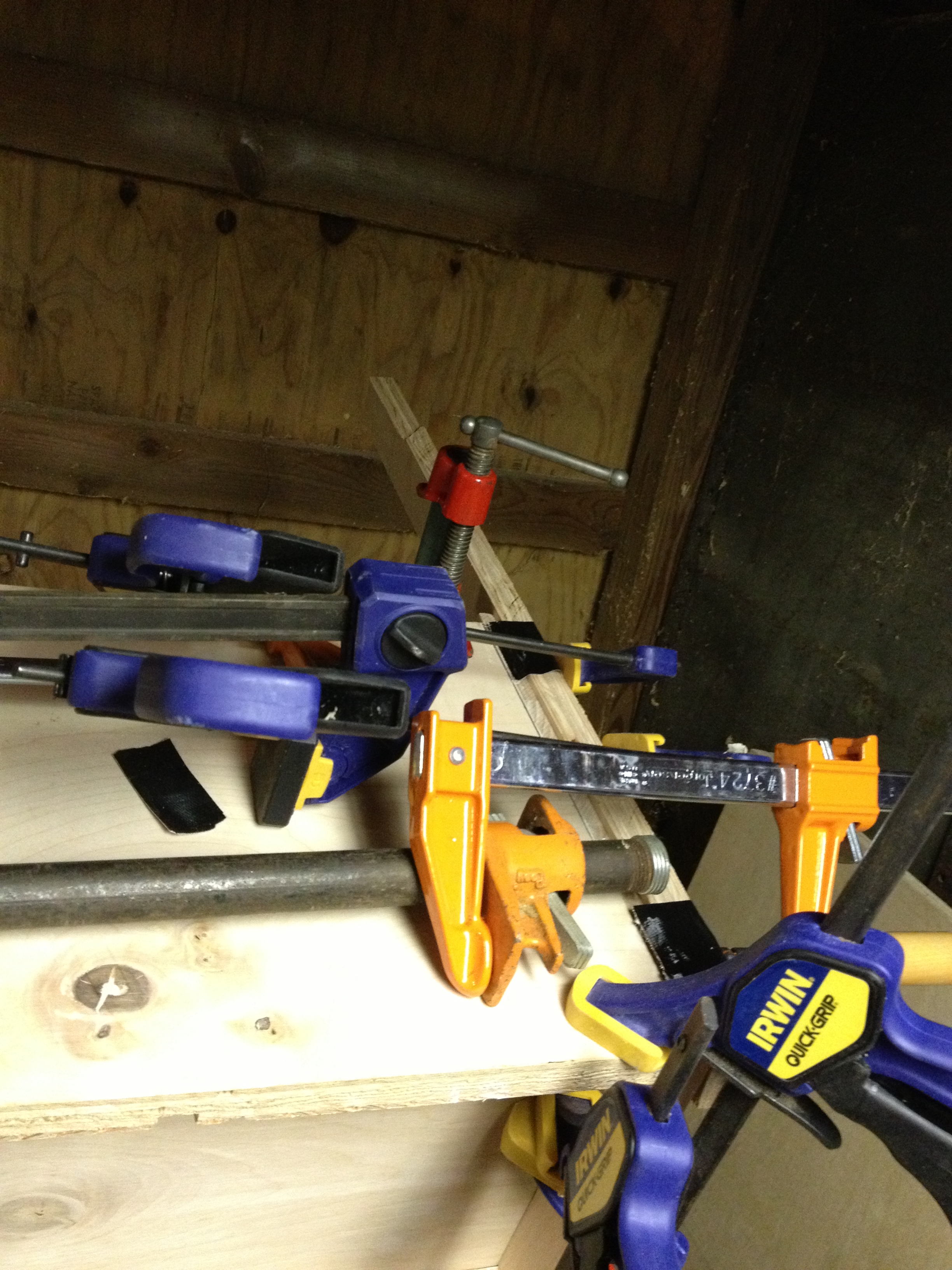 You can never have to many clamps